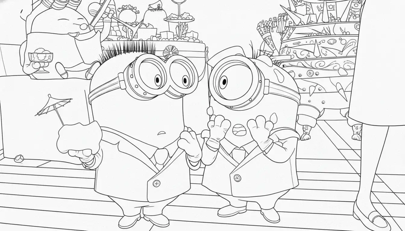 Mi Villano Favorito 4 para colorear para imprimir para niño de 9 años