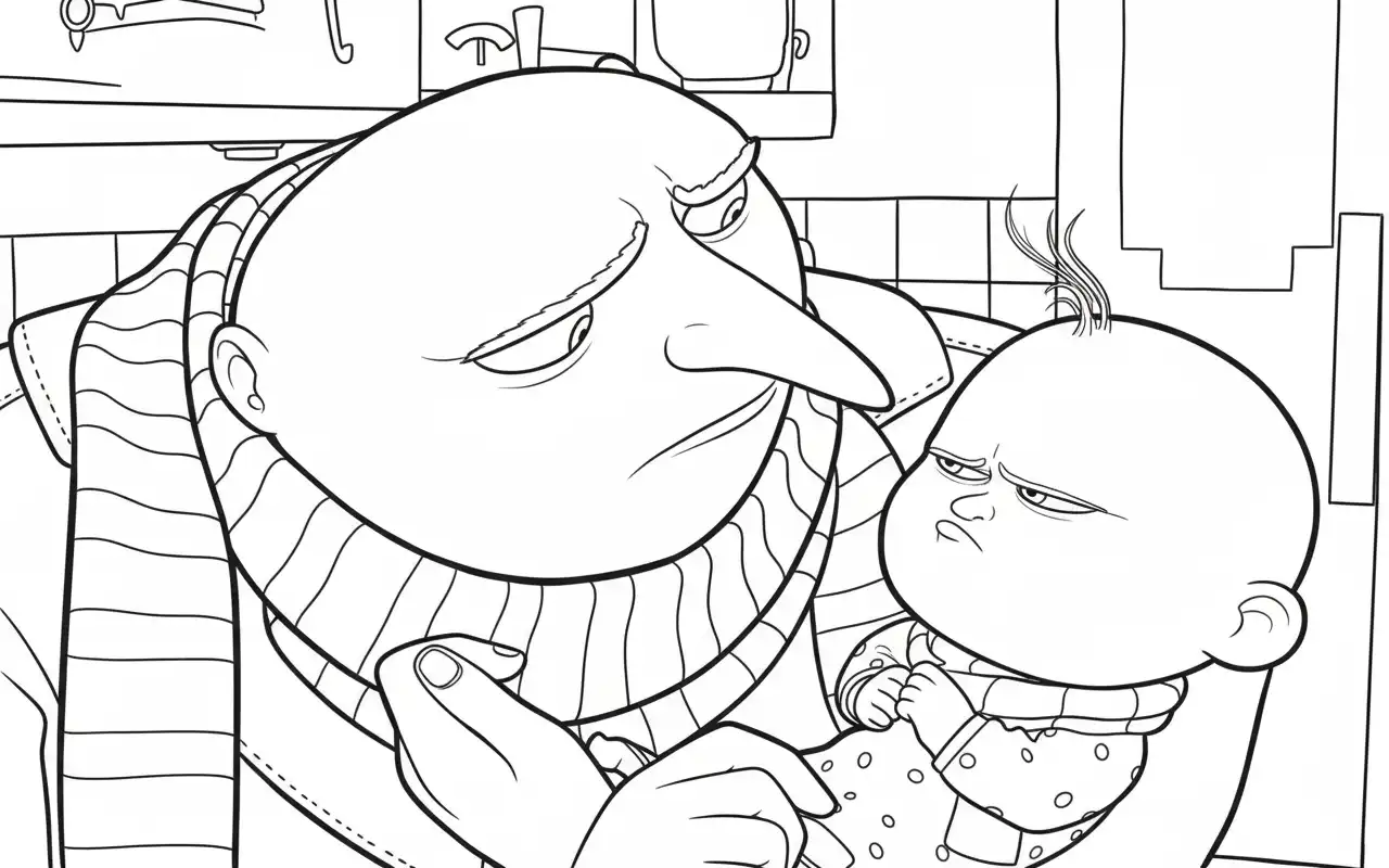 Mi Villano Favorito 4 para colorear para imprimir