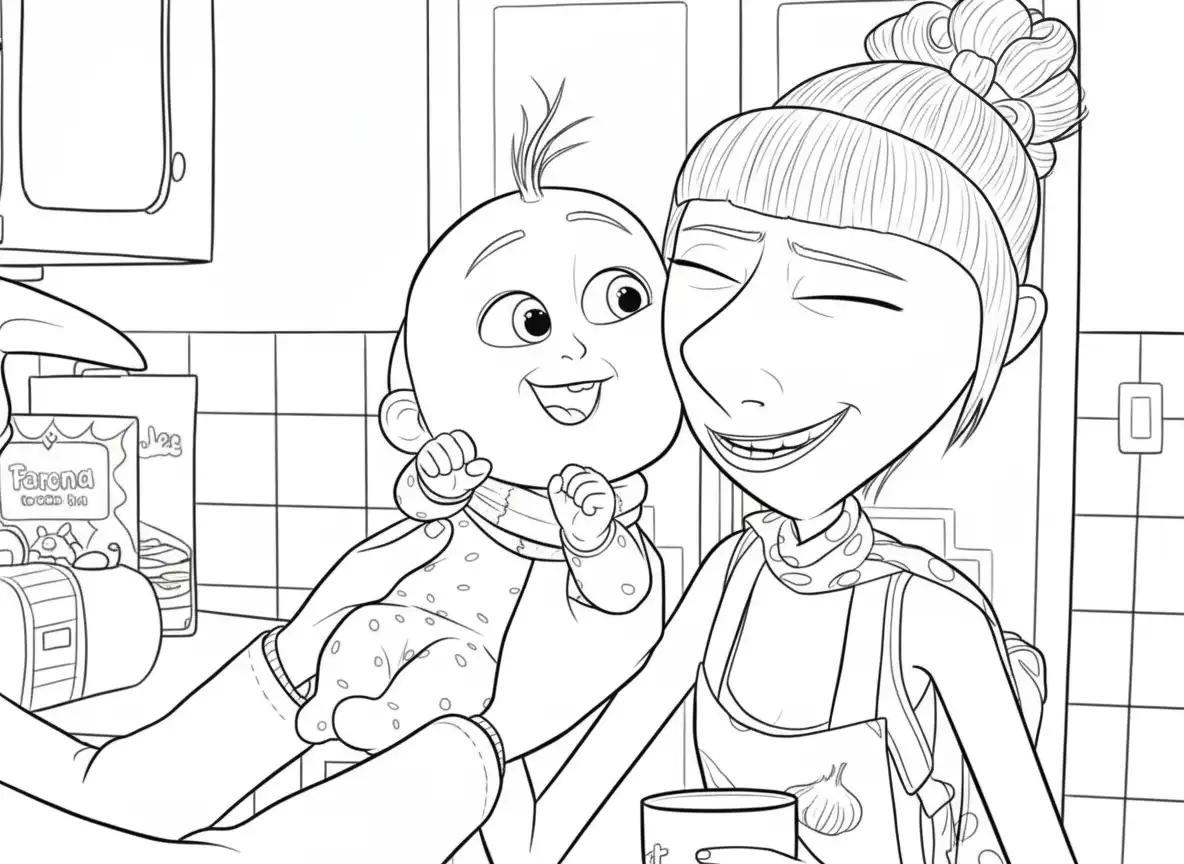 imprimir Mi Villano Favorito 4 para colorear para niño