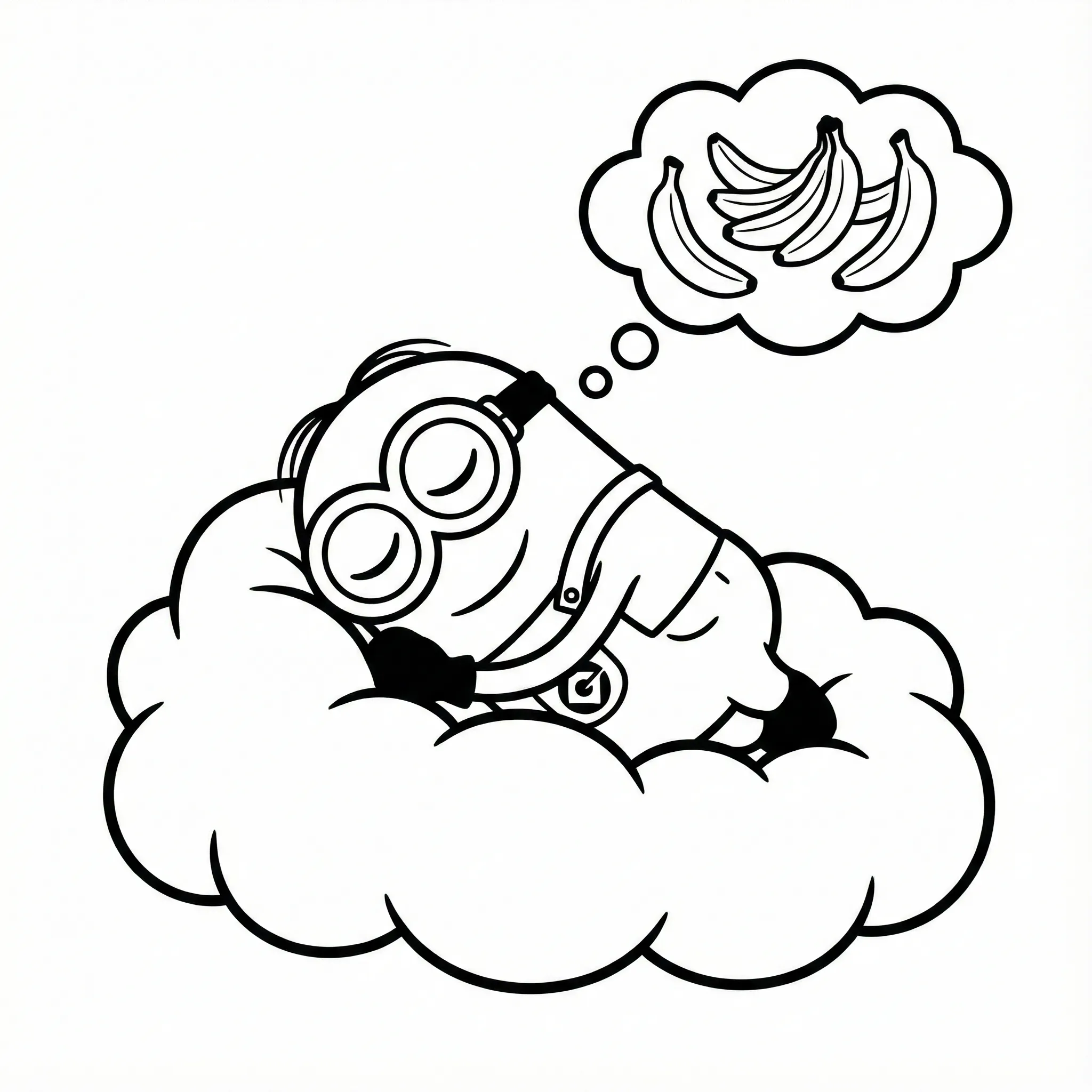 Minion 11 para colorear para imprimir pdf