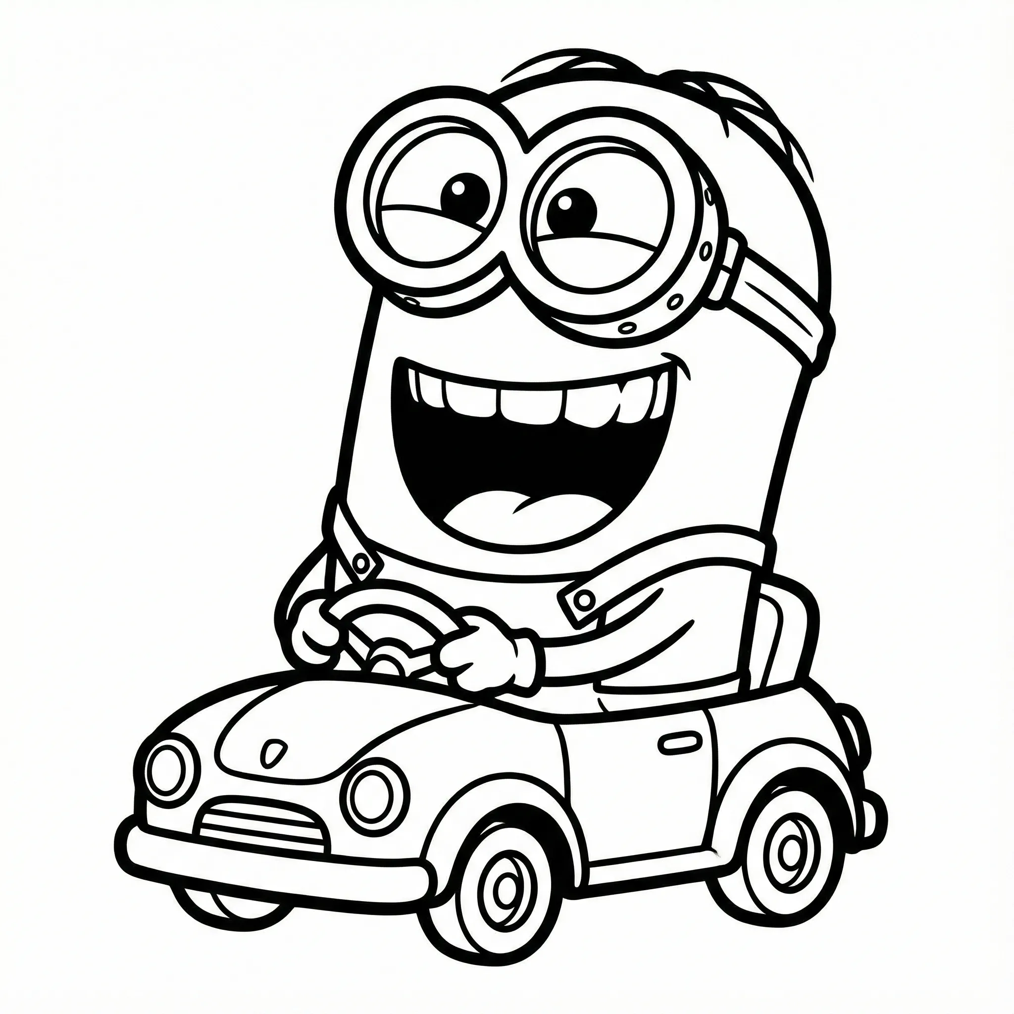 Minion 12 para dibujar en línea