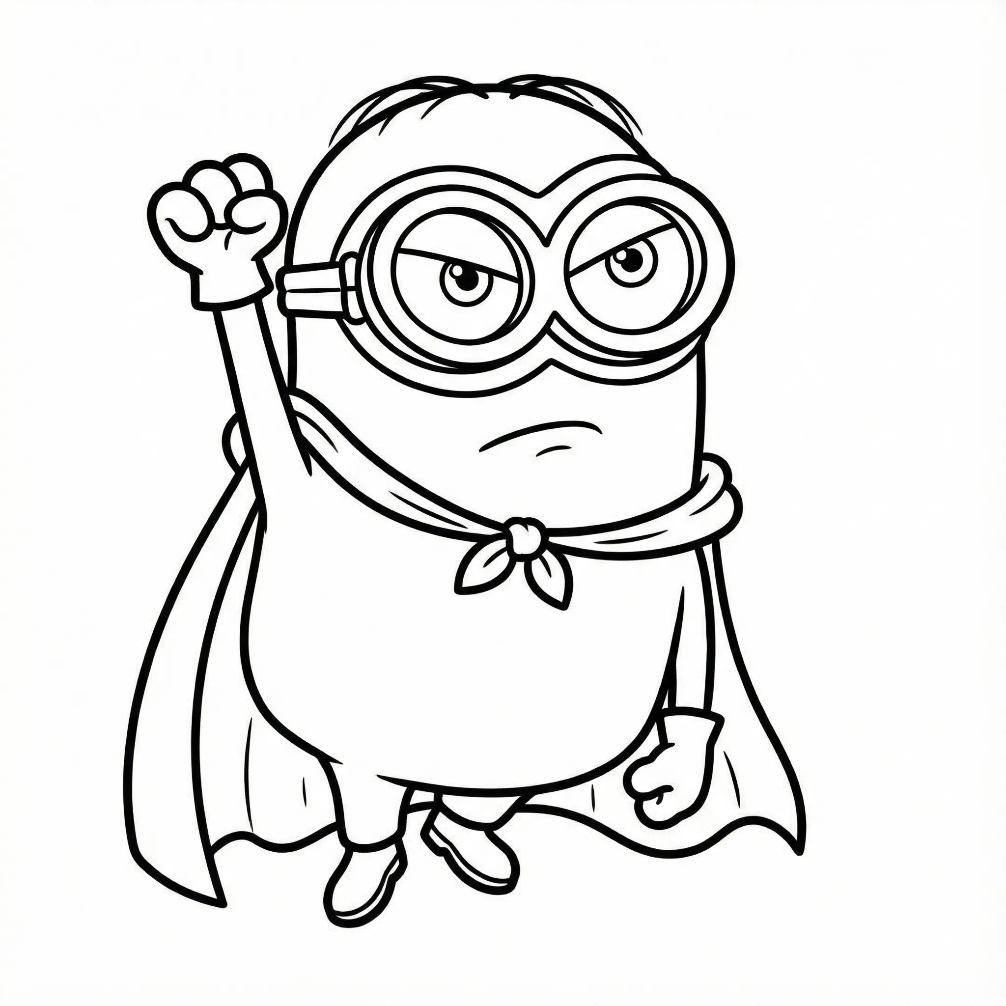 Minion 17 para colorear para primaria