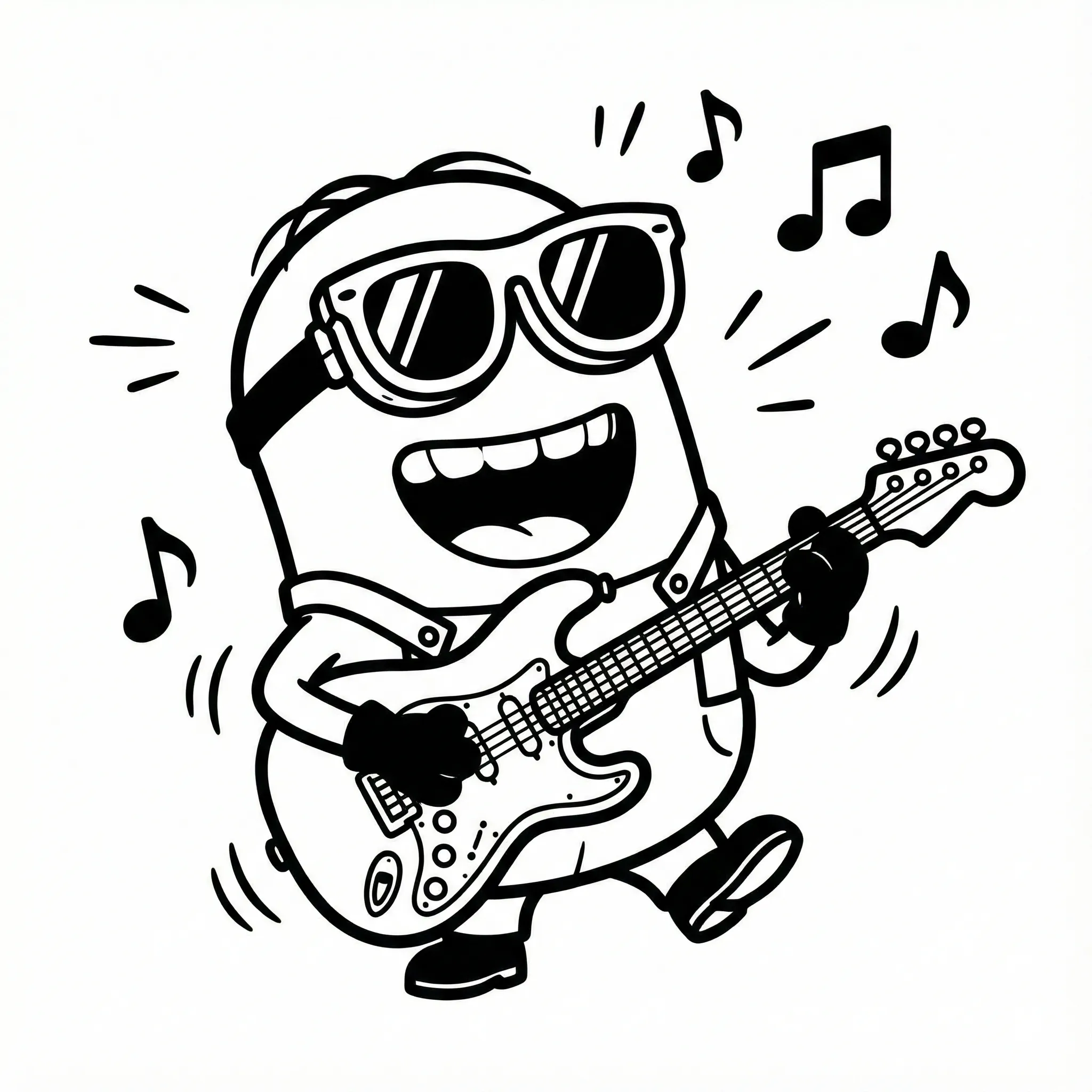 Minion 18 para colorear para niño de 6 años