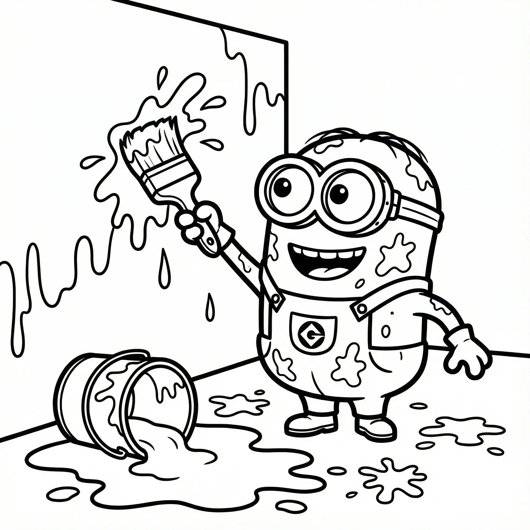 Minion 3 para colorear y dibujos