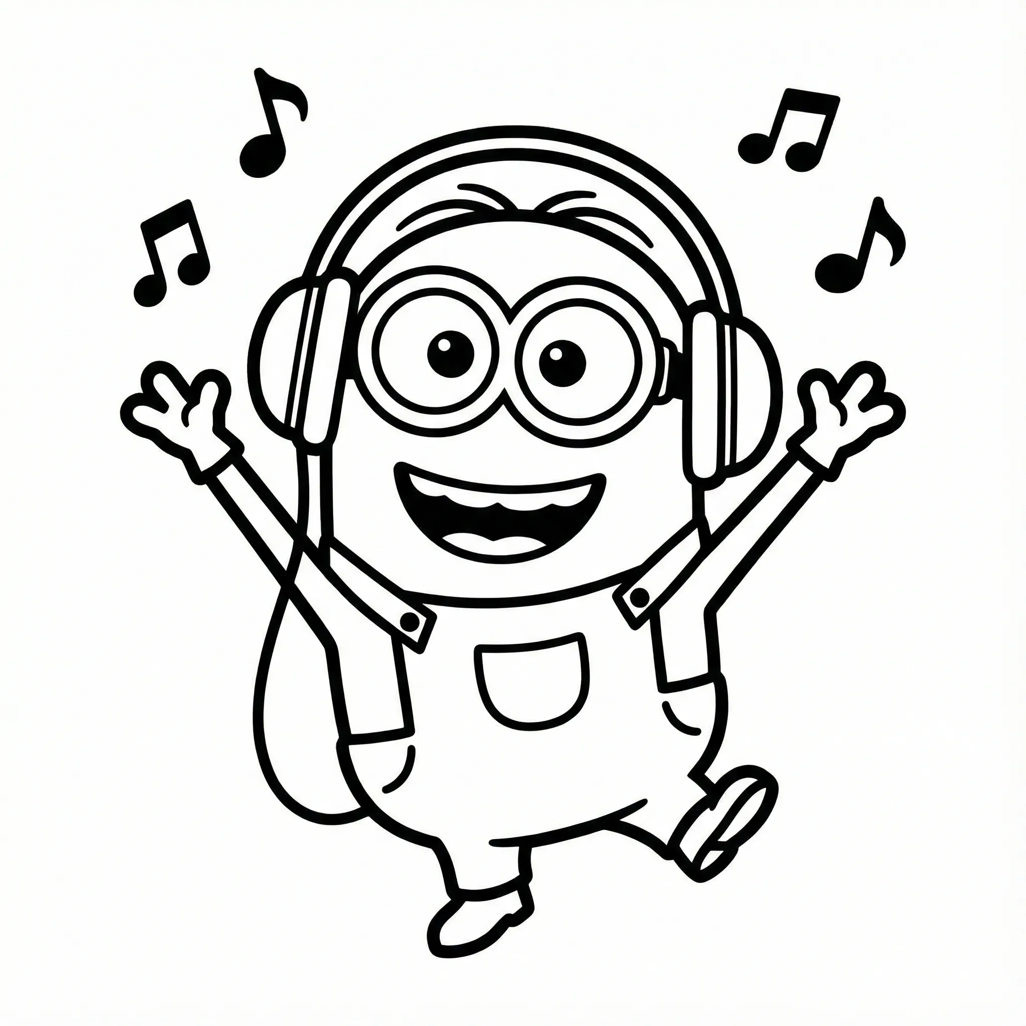 Minion 7 para colorear para imprimir para niño de 7 años