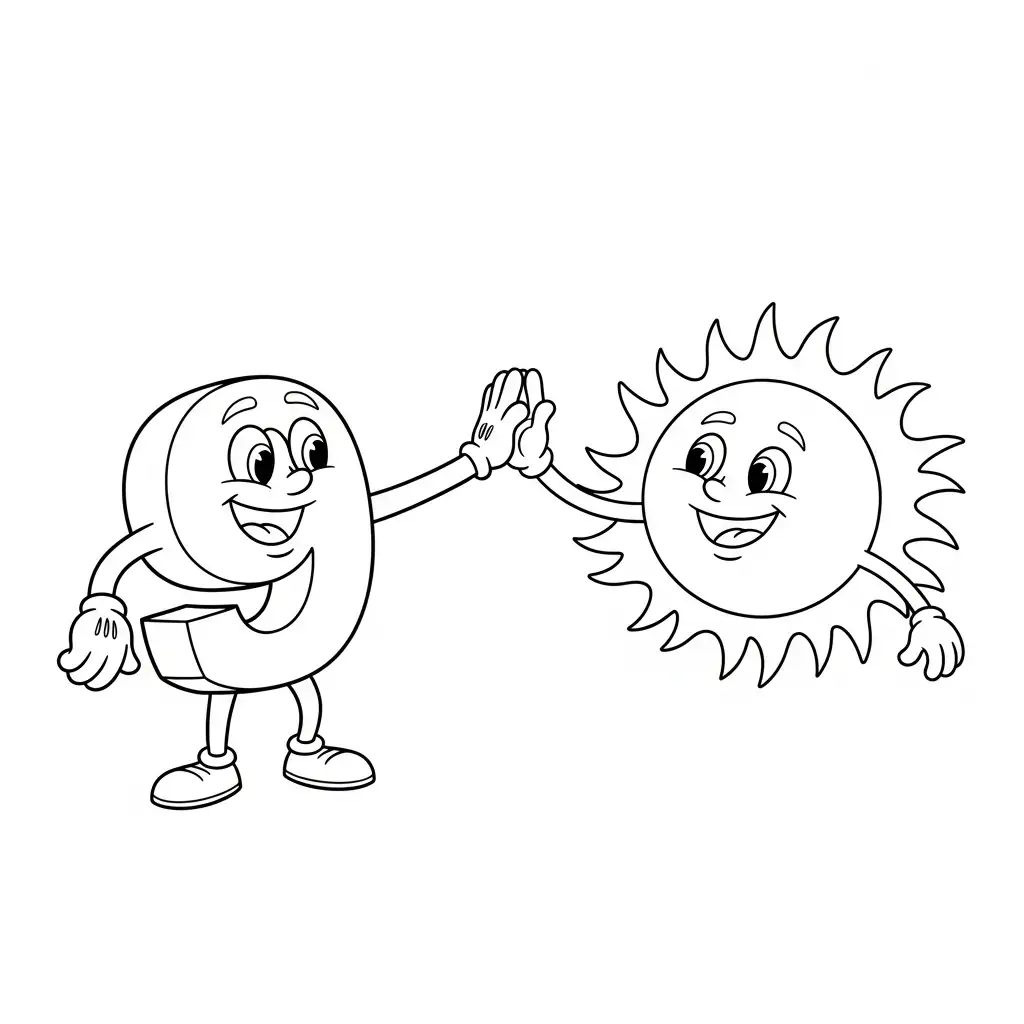 descargar Número para colorear gratis