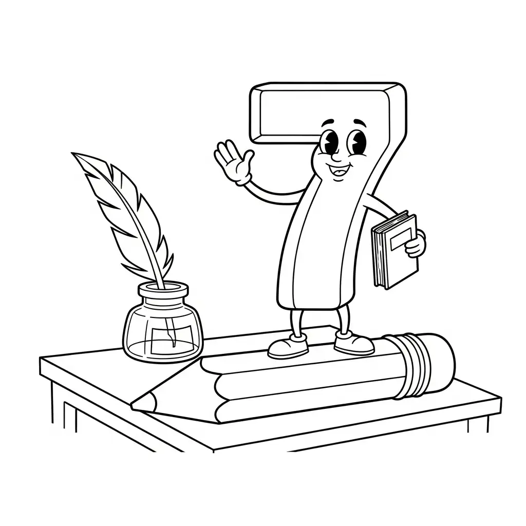 Número para colorear de para niños