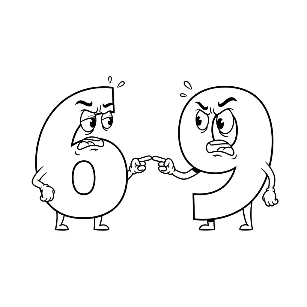 imprimir Número para colorear para niño