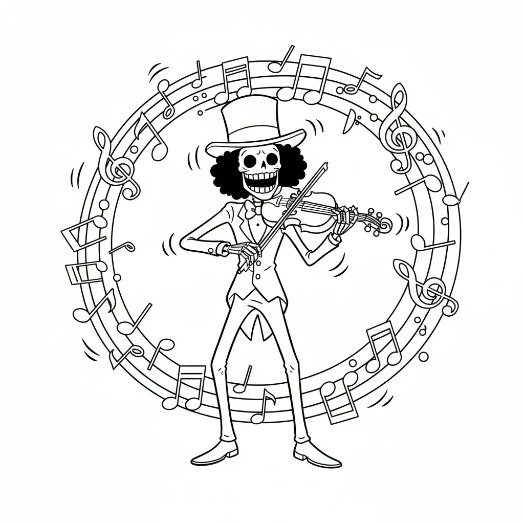 One Piece 14 para colorear para imprimir pdf gratis