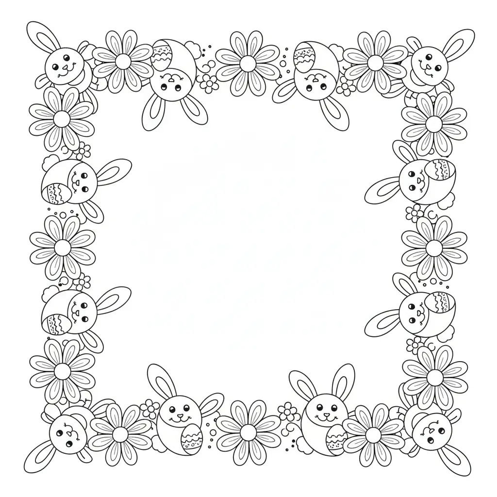 Pascuas para colorear para imprimir para niño de 4 años