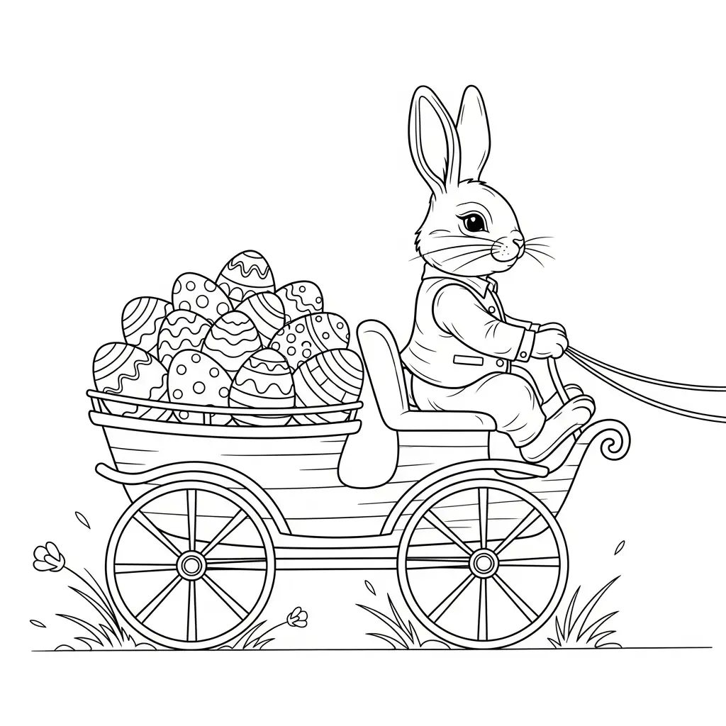 Pascuas para colorear para descargar