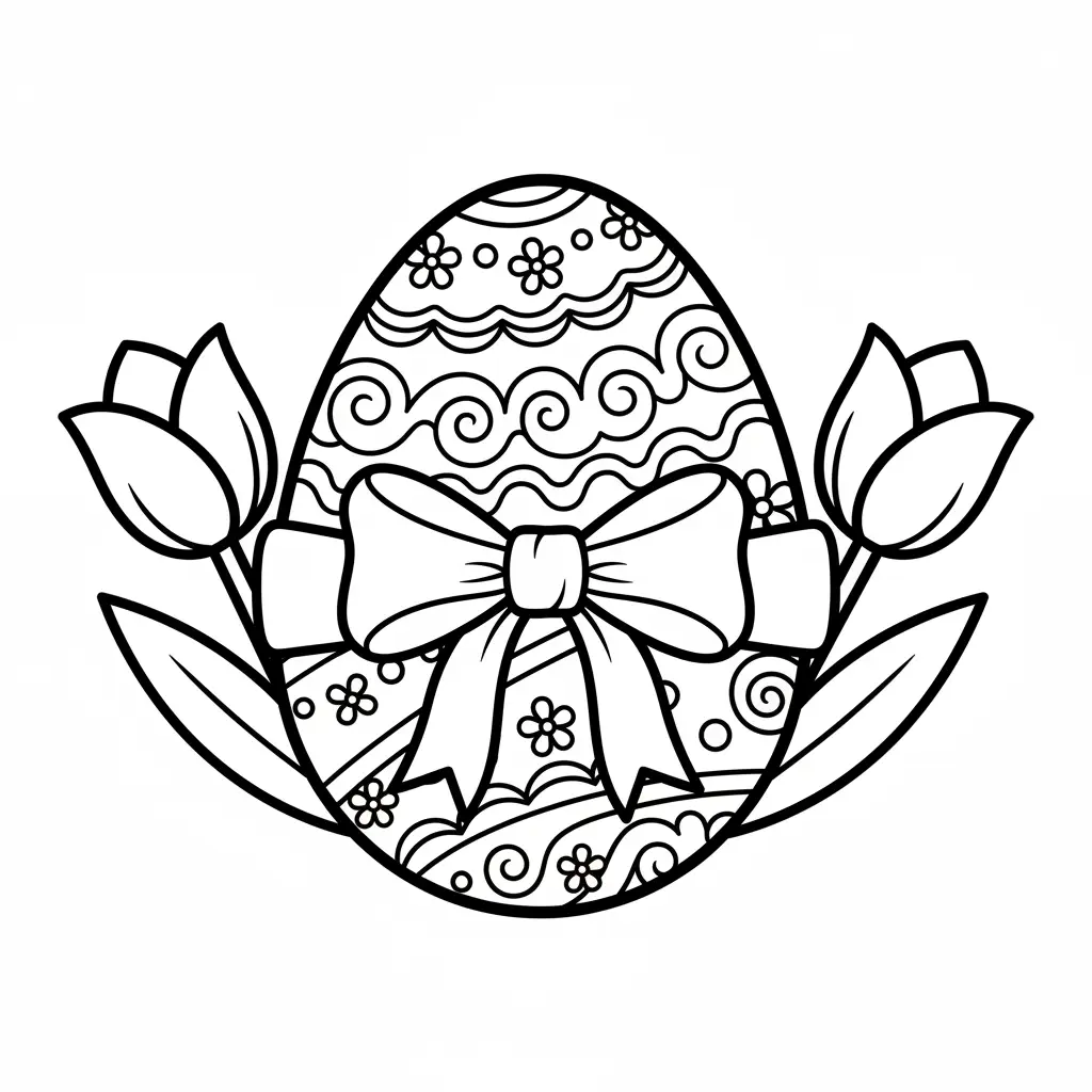 Pascuas para colorear para niño para imprimir gratis