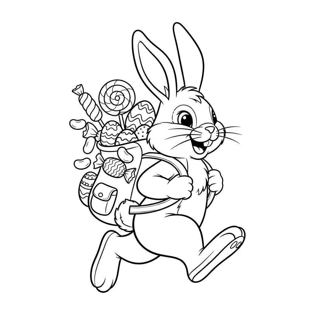 Pascuas para colorear para imprimir para niño de 4 años 1