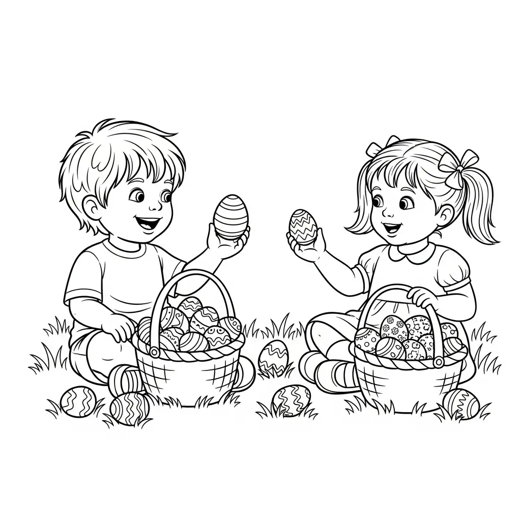 Pascuas para colorear y dibujos 1