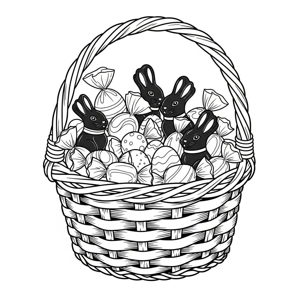 Pascuas para colorear en línea