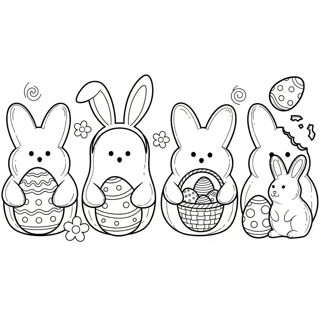 Pascuas para colorear para imprimir 1