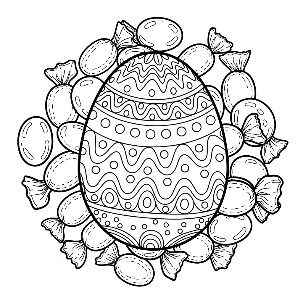 Pascuas para colorear para imprimir 2