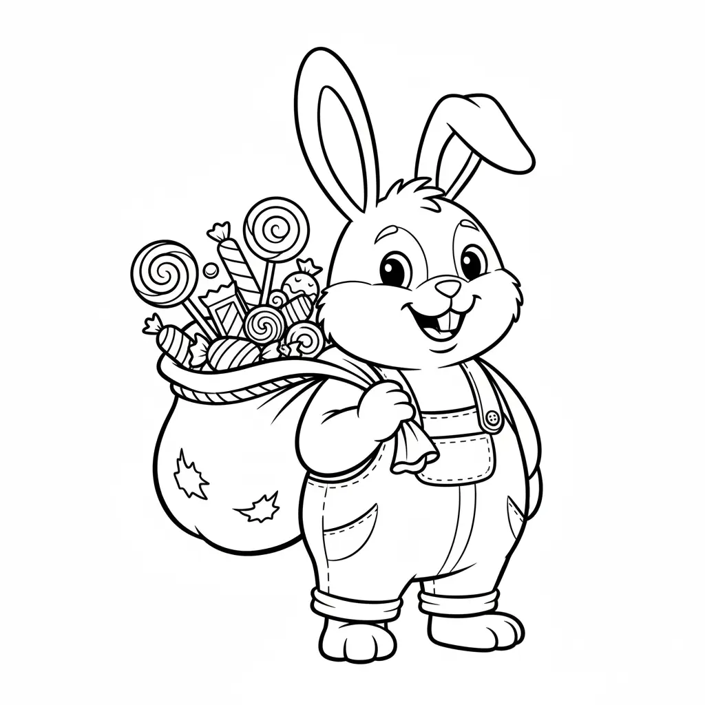 imprimir Pascuas para colorear