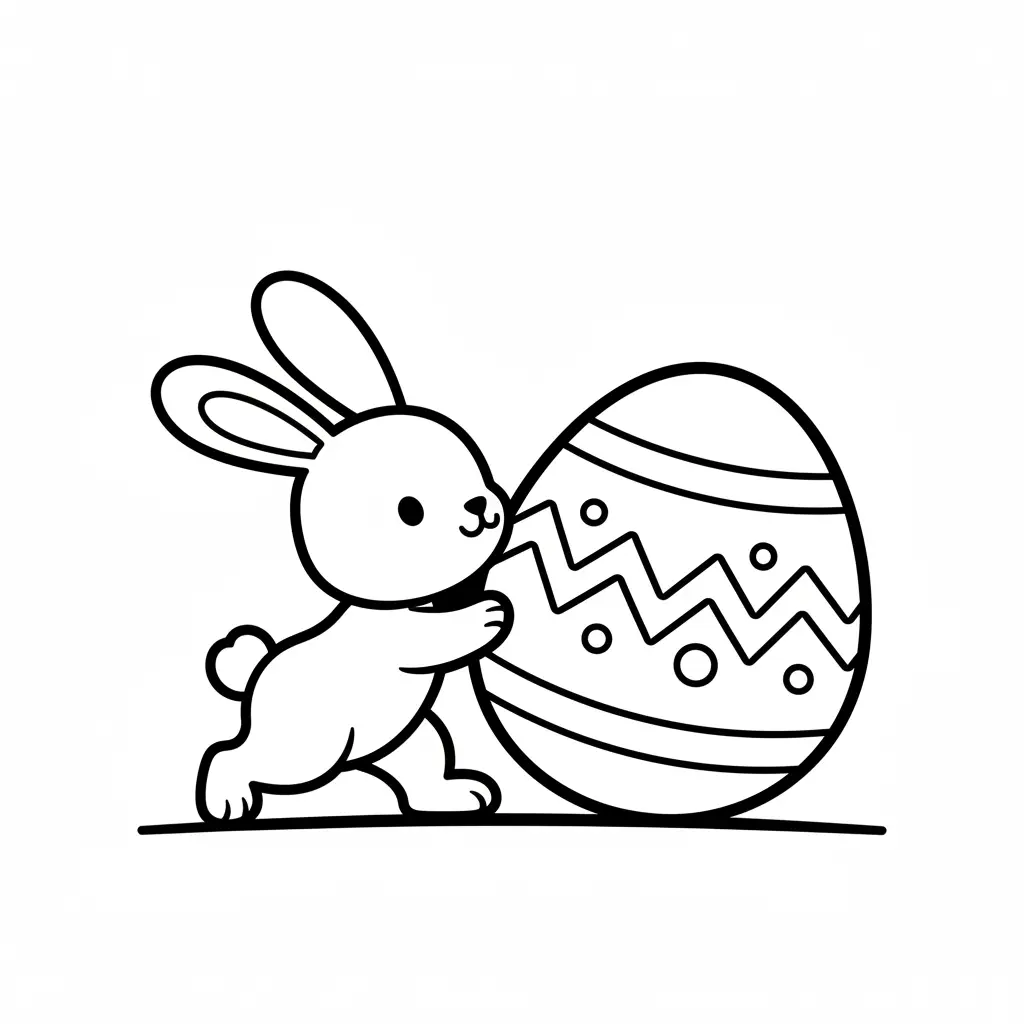 Pascuas para colorear de para niños