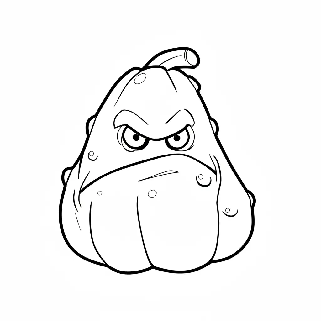 Plantas contra Zombis para colorear para niños para descargar