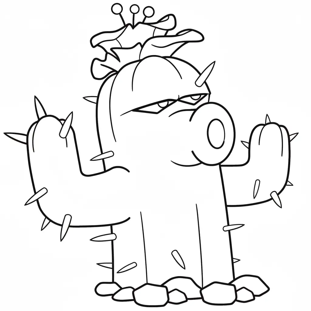 descargar Plantas contra Zombis para colorear gratis 2