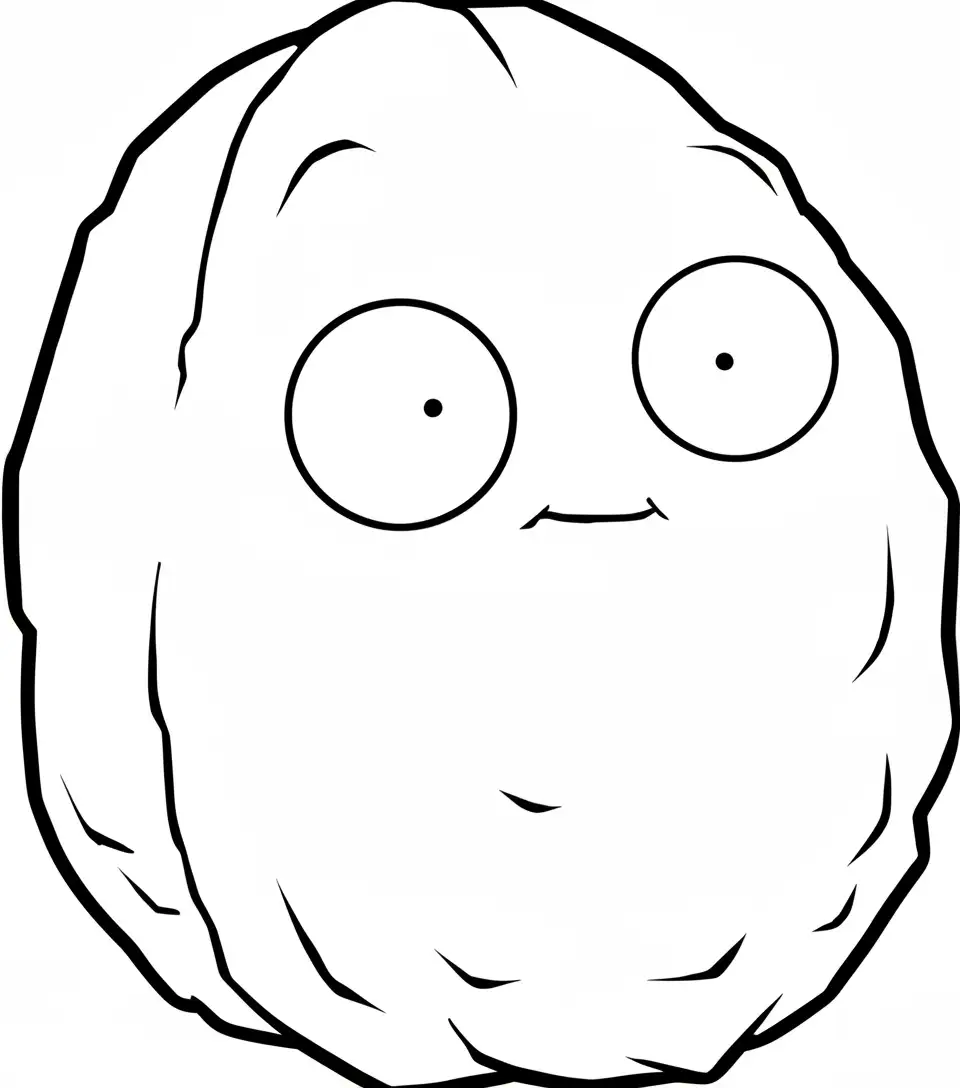 Plantas contra Zombis para colorear para niño de 4 años