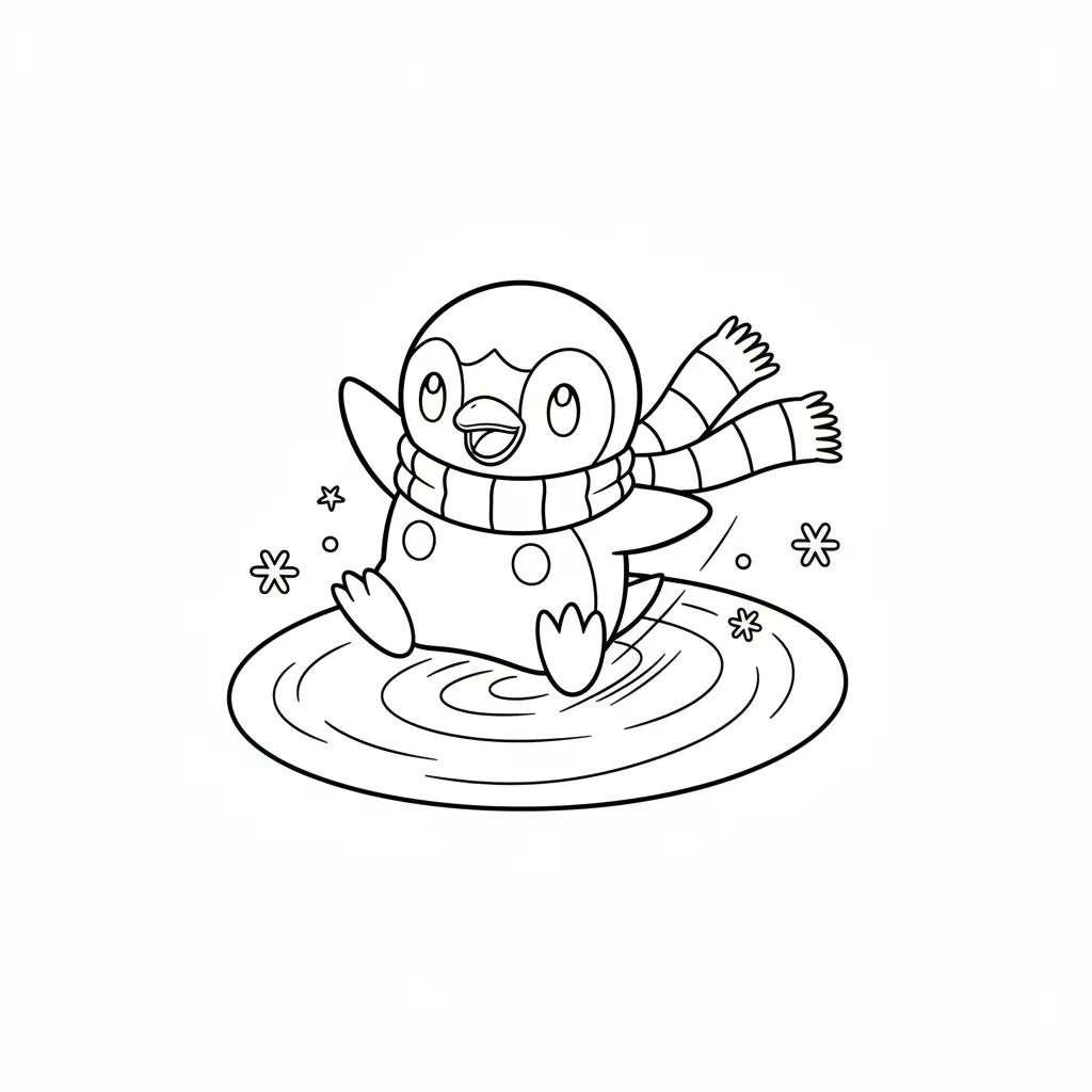 Pokémon de Navidad para colorear para imprimir para niño de 10 años