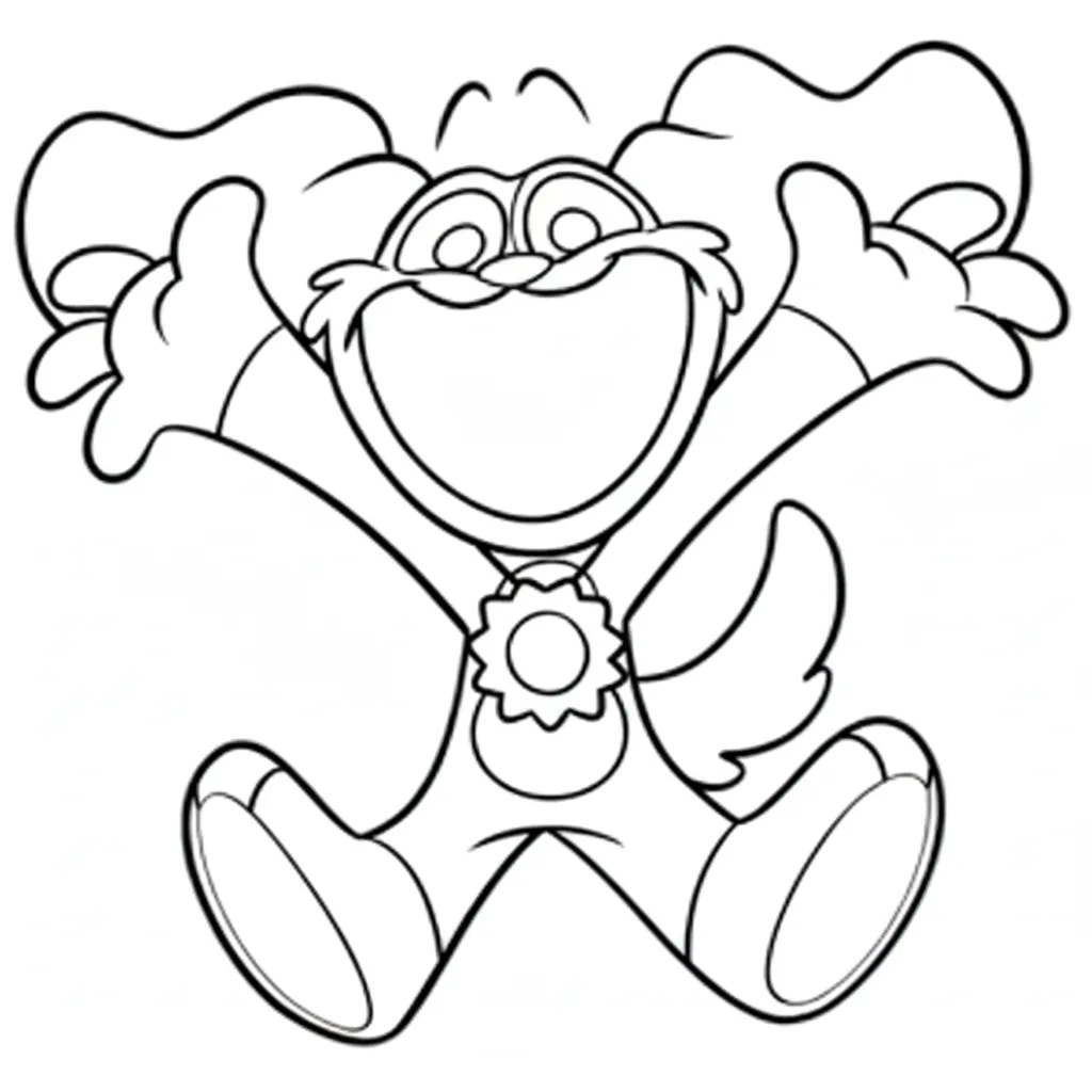 Poppy Playtime 6 para colorear para imprimir gratis