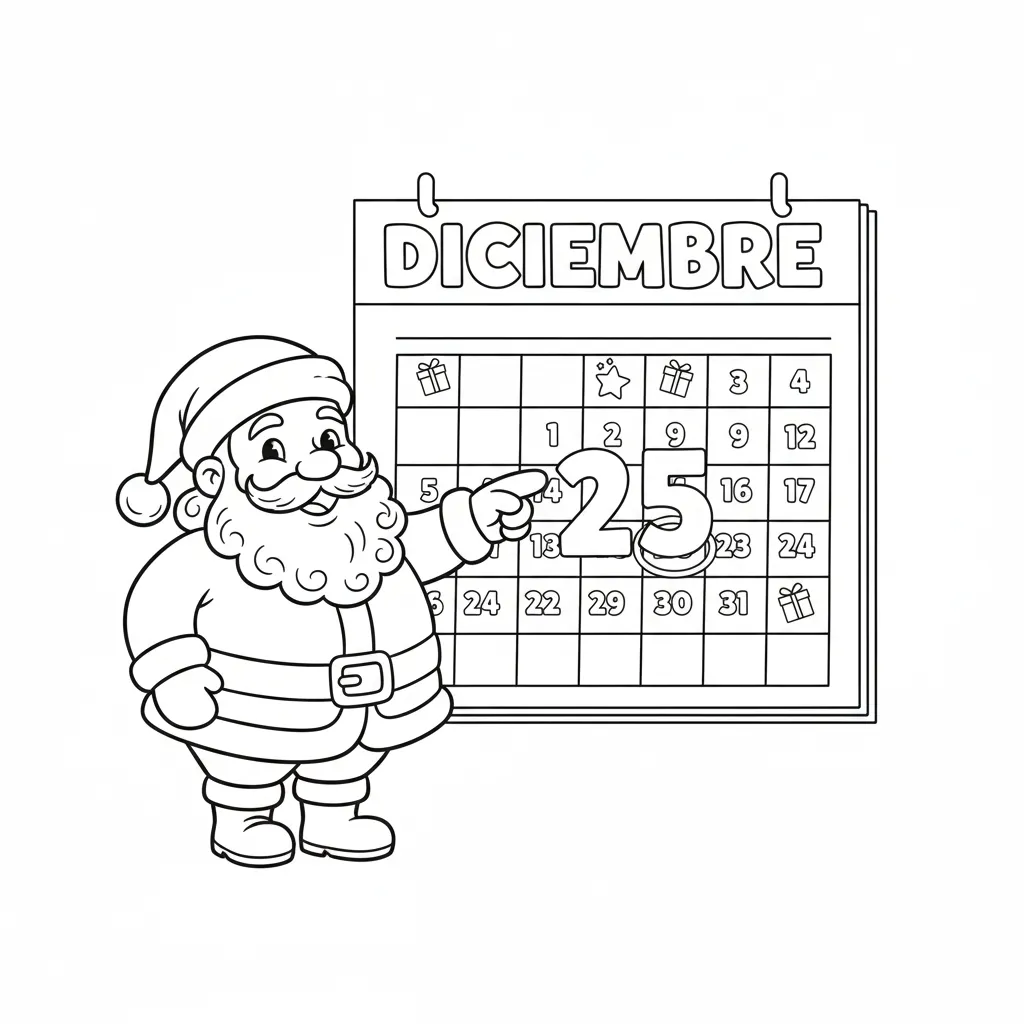 Portadas De Diciembre 11 para colorear para niño de para imprimir
