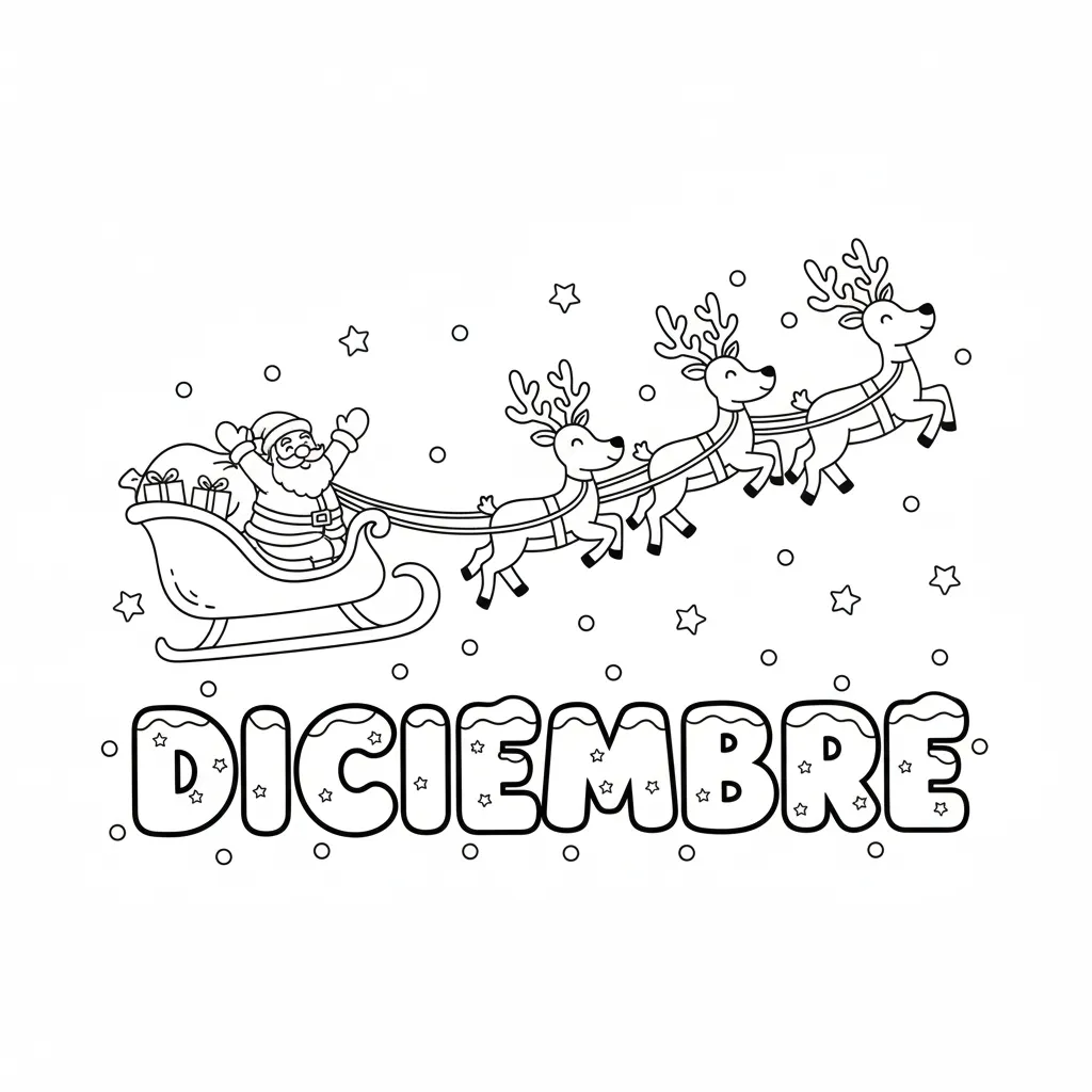 imprimir Portadas De Diciembre 15 para colorear para niño