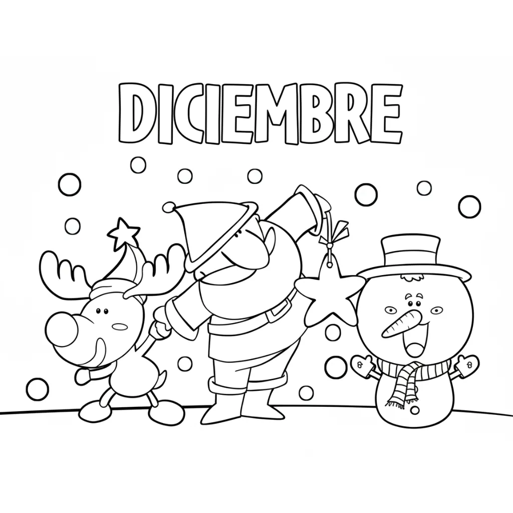 Portadas De Diciembre 22 para colorear para niño de 10 años
