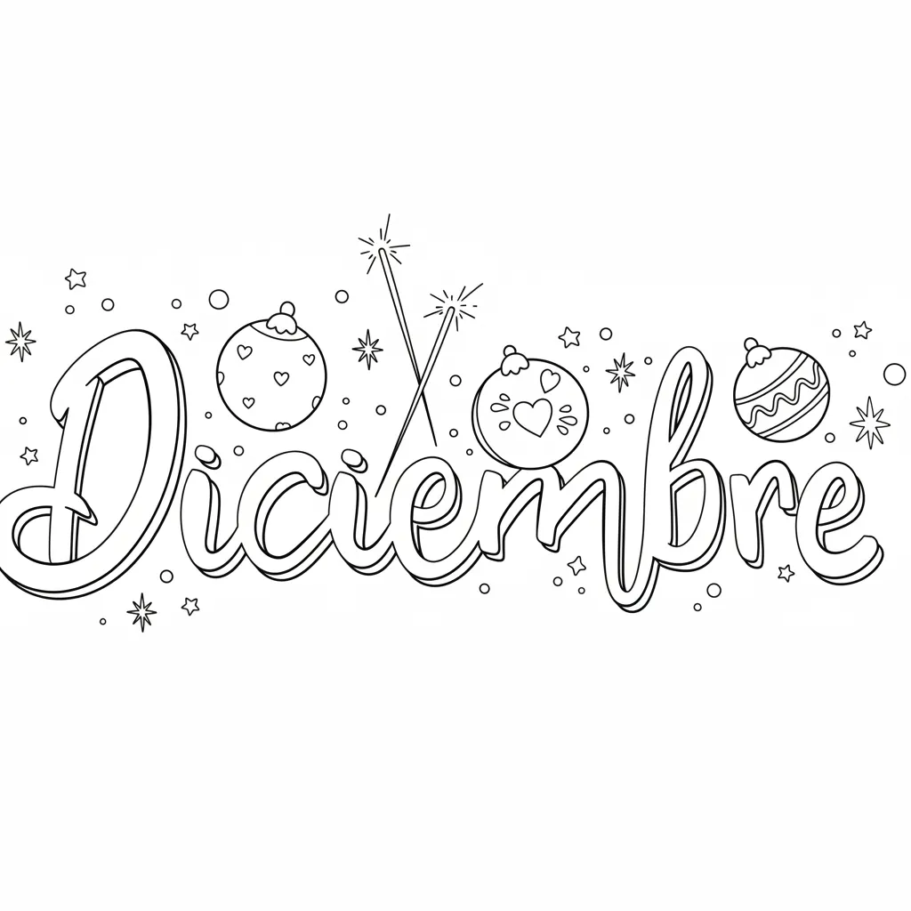 Portadas De Diciembre 25 para colorear en línea gratis