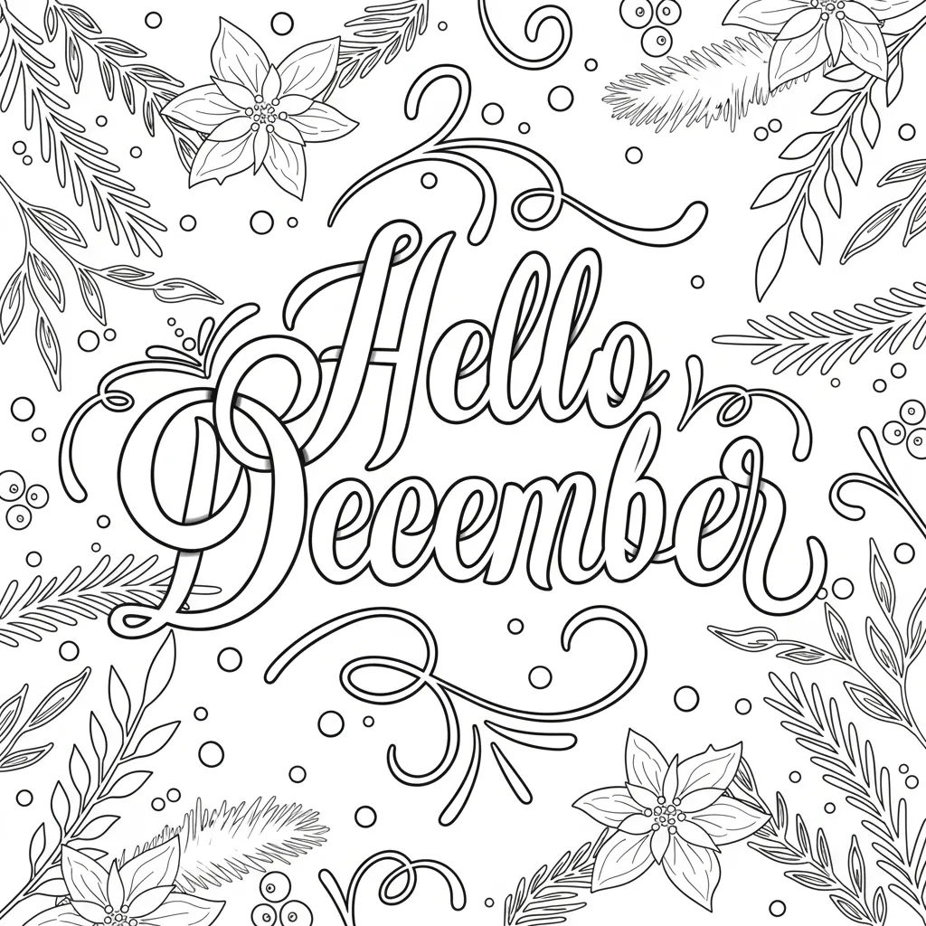 Portadas De Diciembre 26 para colorear para niños