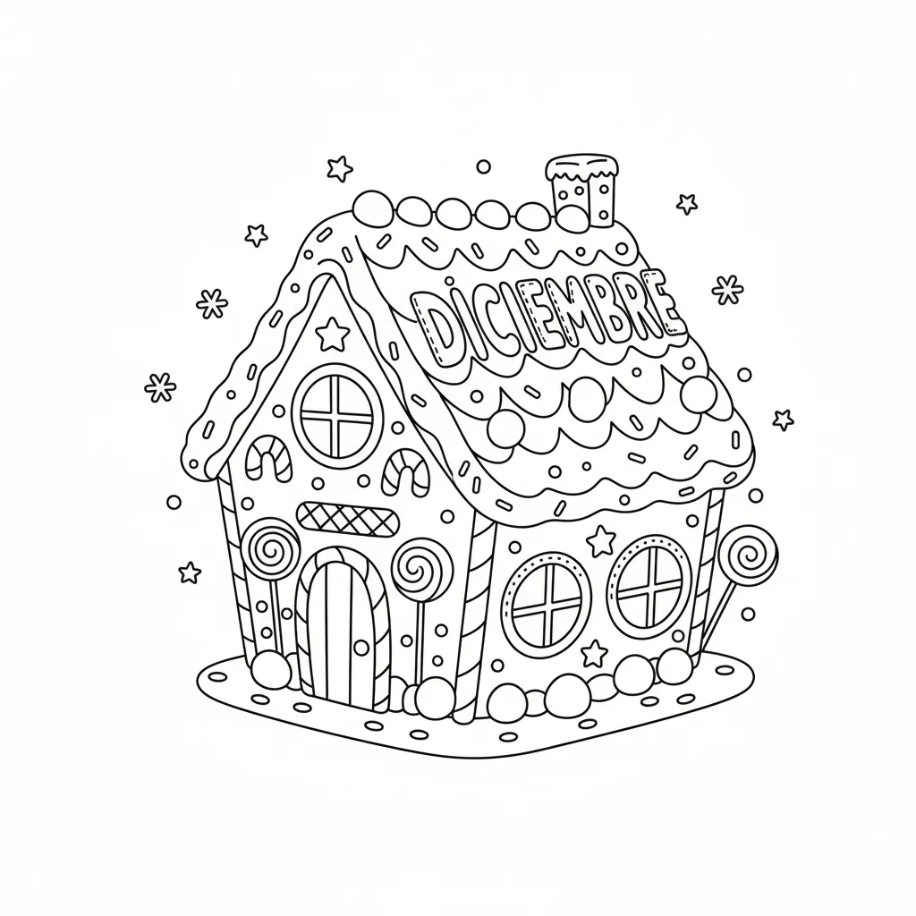 Portadas De Diciembre 6 para colorear y recortar