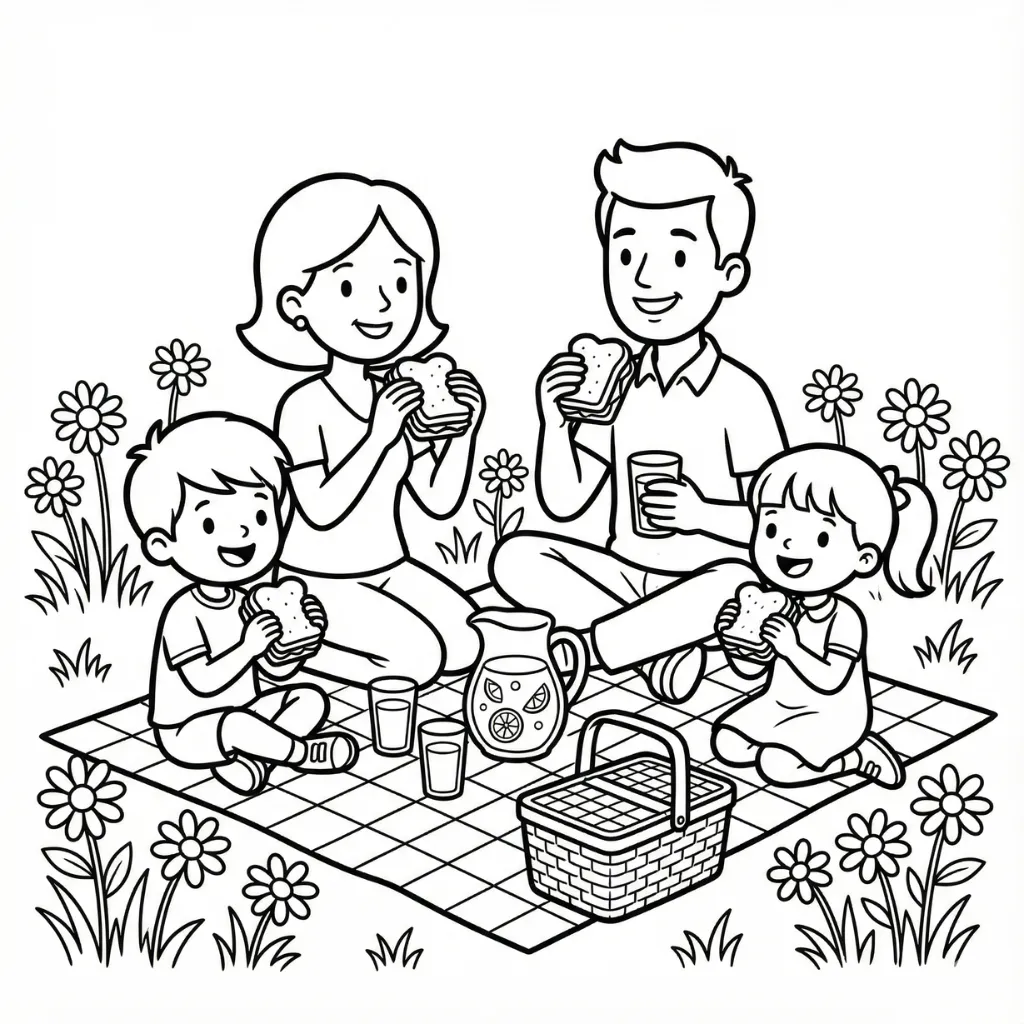 Primavera 14 para colorear y dibujo para imprimir