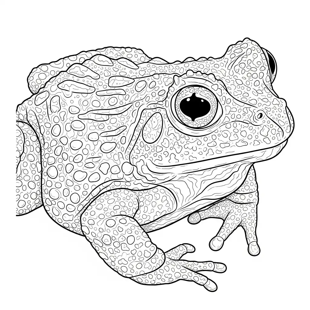 Rana para colorear para imprimir para niño de 7 años