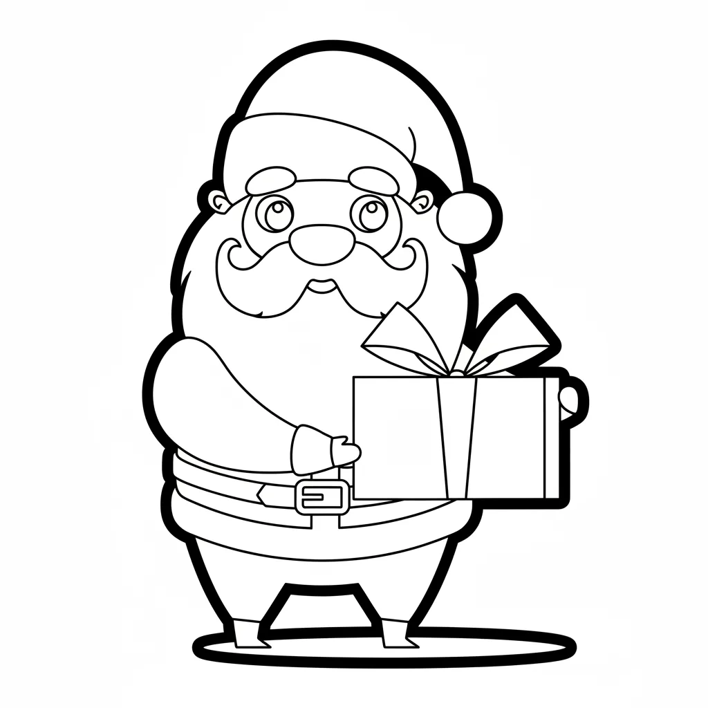 Regalos de Navidad 6 para colorear para niño de 8 años