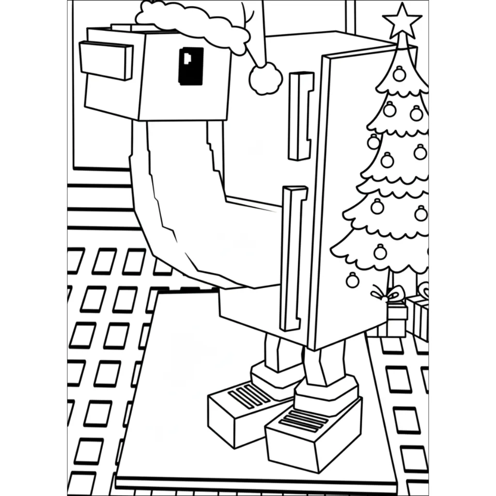 descargar Roba un Brainrot de Navidad 12 para colorear gratis