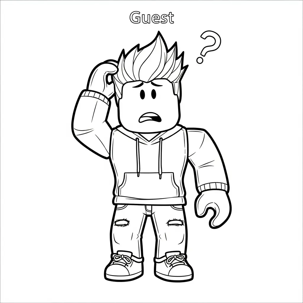 Roblox para colorear para niños