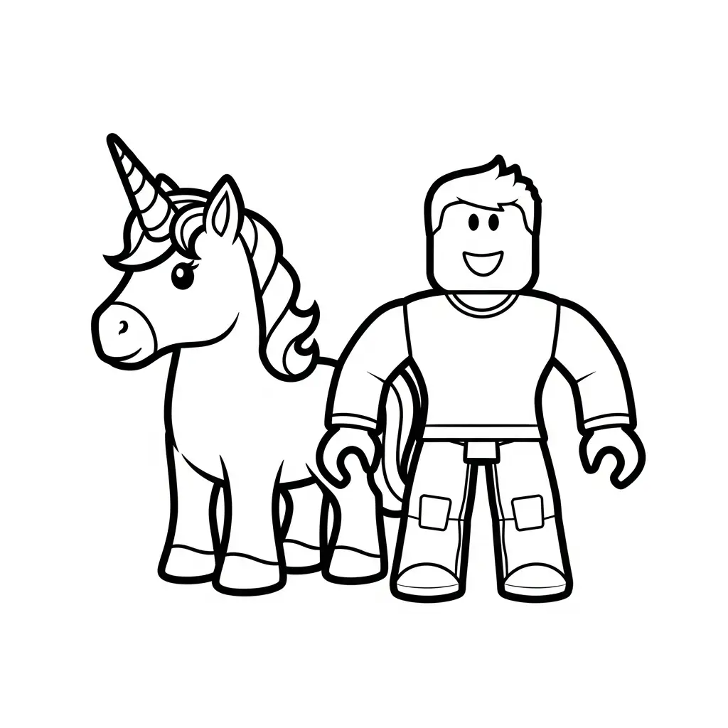 Roblox para colorear para imprimir para niño de 12 años