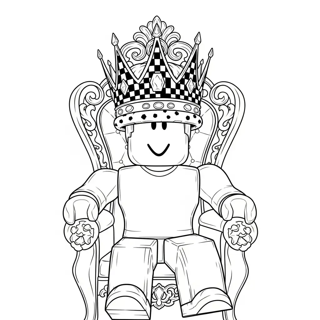 Roblox para colorear para niños para descargar