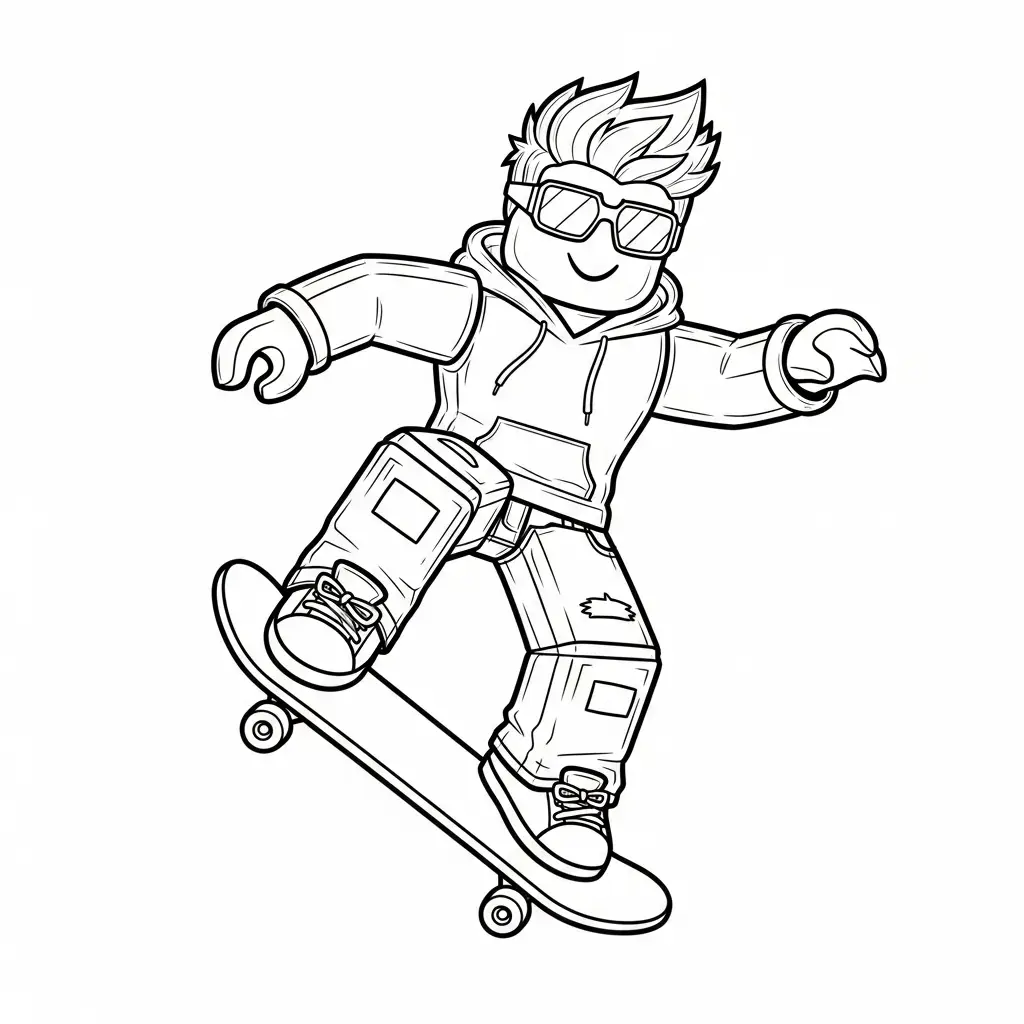 Roblox para colorear para imprimir pdf gratis