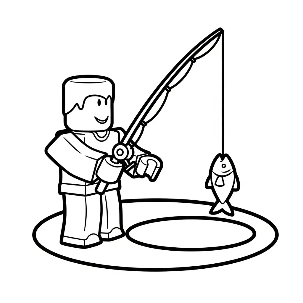 Roblox para colorear para niño de 2 años