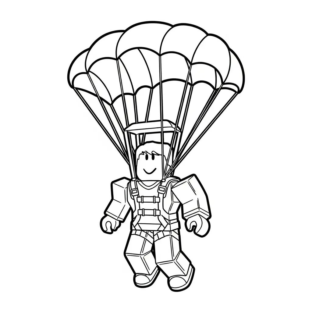 Roblox para colorear para niño de 8 años 1