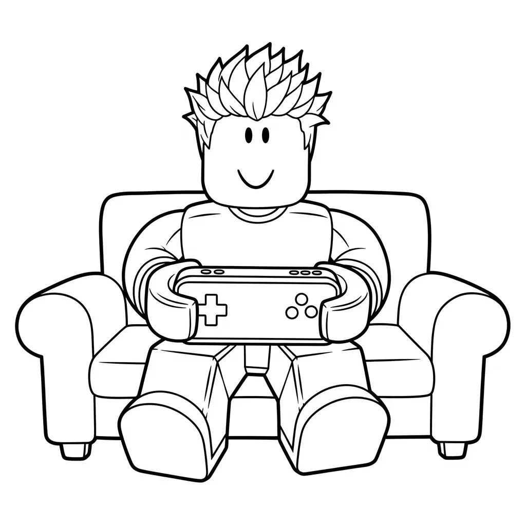 Roblox para colorear y recortar