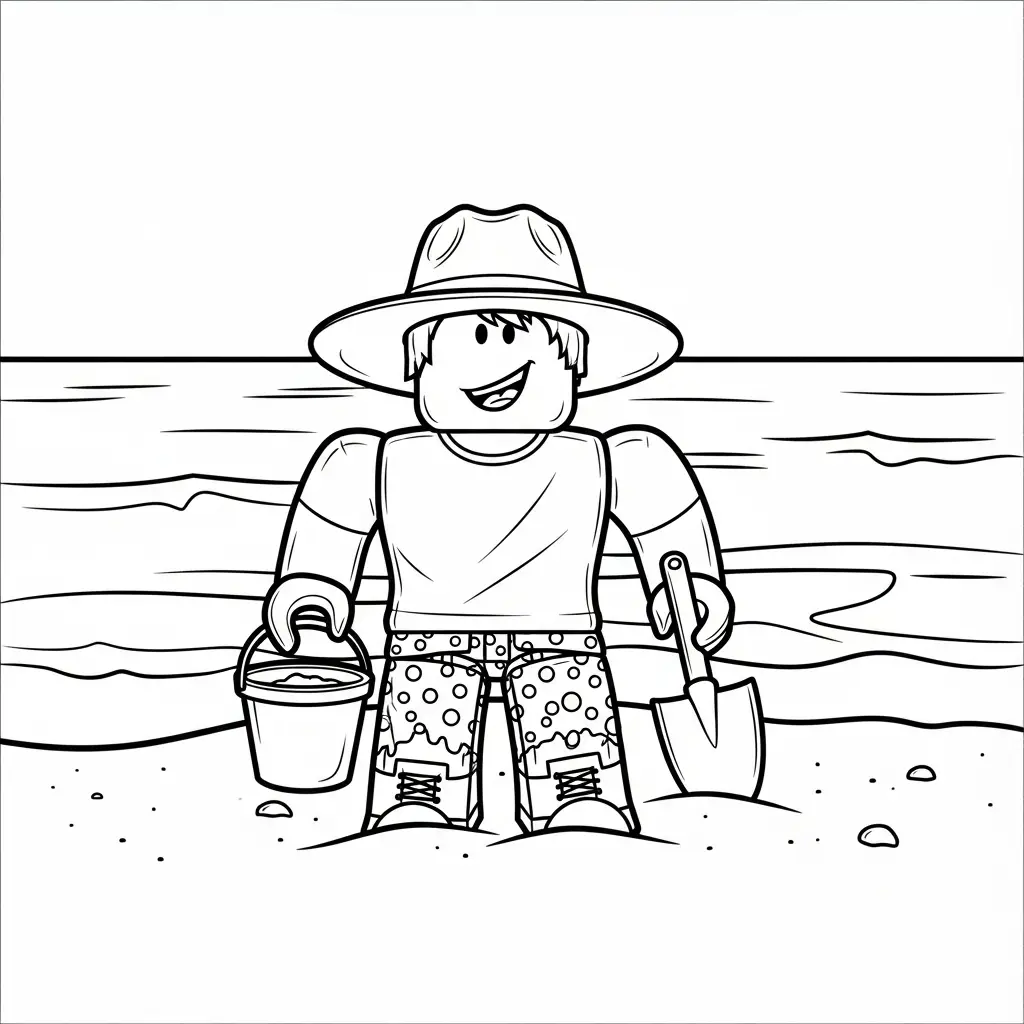 Roblox para colorear para imprimir para niño de 12 años 1