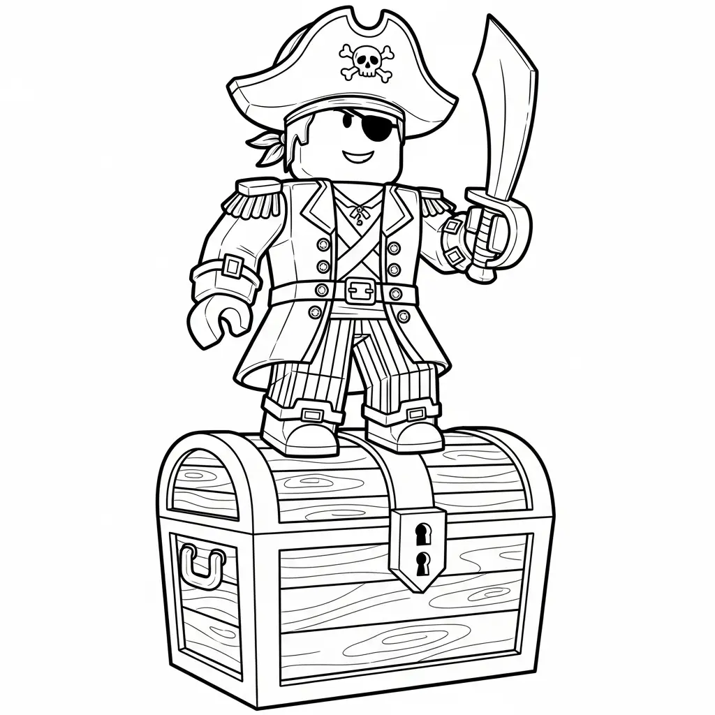 Roblox para colorear gratis para imprimir