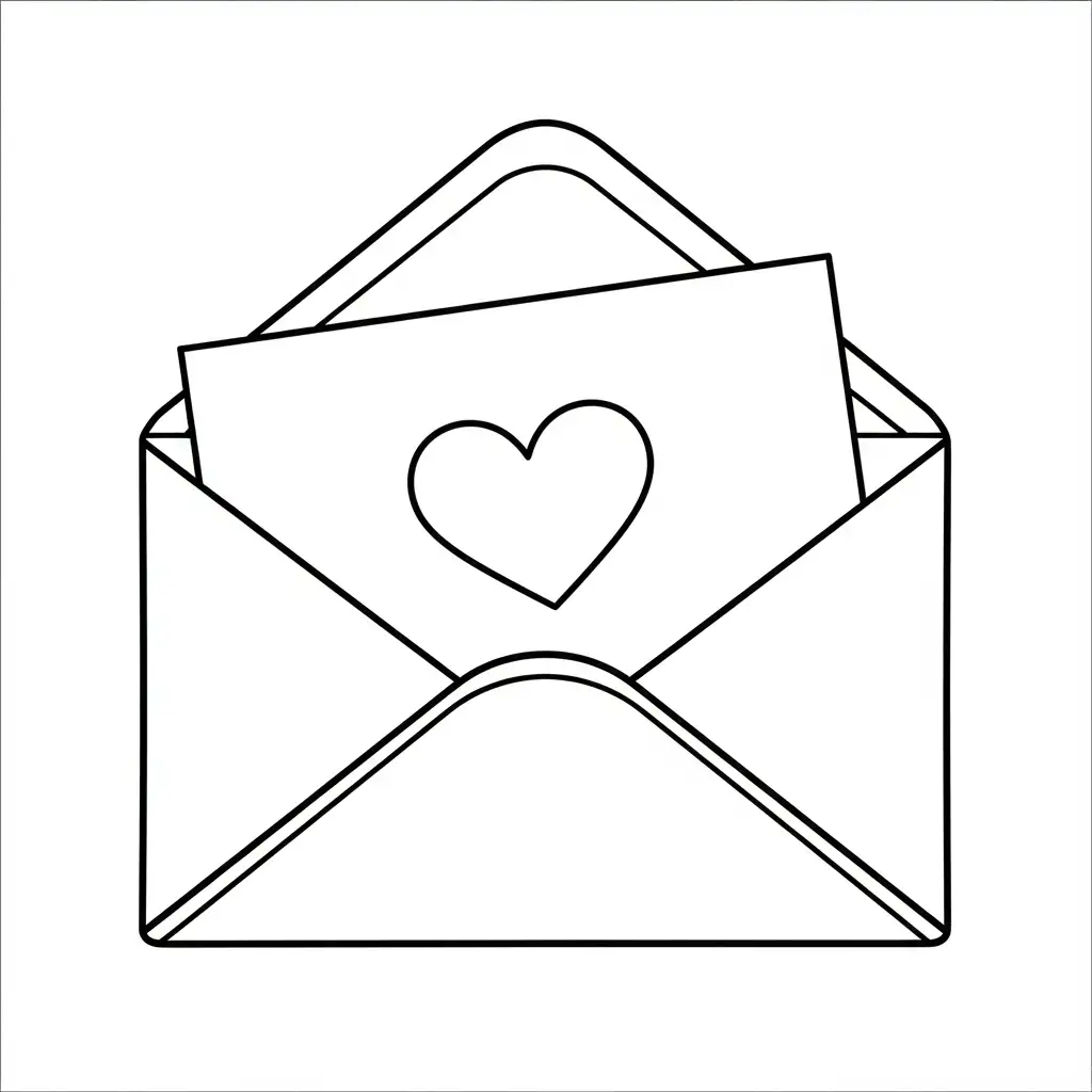 San Valentín para colorear para bebé para imprimir