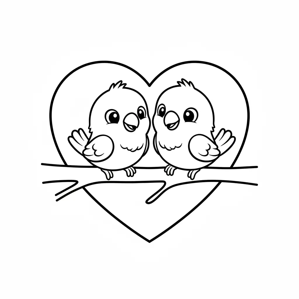 San Valentín para colorear para imprimir gratis