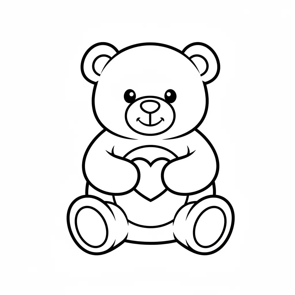 San Valentín para colorear para niño de 7 años